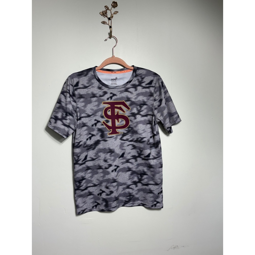Gen2 Florida State Seminoles FSU Youth L 14/16 Camo Dri Tek Performance Shirt